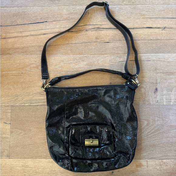 COACH patent leather Kristin hobo bag price firm!! - Picture 1 of 10